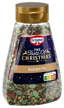 Dr. Oetker Cukrinių pabarstukų rinkinys “Rudolph” 115g