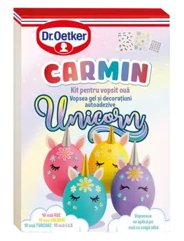 Dr. Oetker “Unicorn” rinkinys kiaušinių dažymui 20g (4x5g)