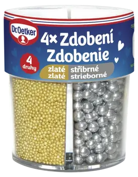 Dr. Oetker Auksinių ir sidabrinių pabarstukų rinkinys (81 g)