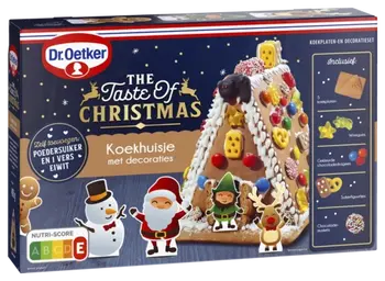 Dr. Oetker Traškusis namelis su dekoravimo rinkiniu 403 g