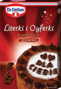 Dr. Oetker Skaičiai ir raidelės