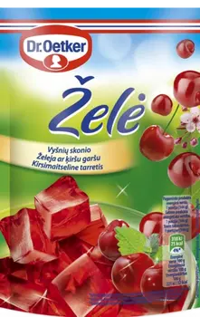 Dr. Oetker Vyšnių skonio želė (72 g)