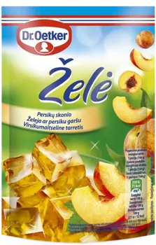 Dr. Oetker Persikų skonio želė (72 g)