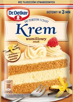 Dr. Oetker Vanilinis kremas tortui (105 g)