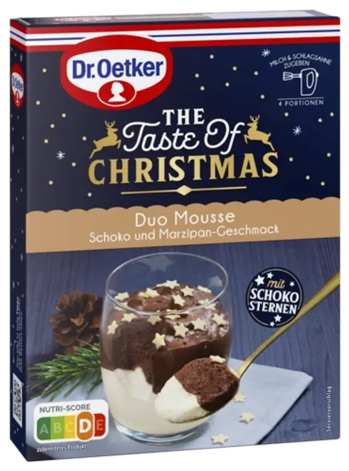 Dr. Oetker Šokoladinių putėsių ir marcipano skonio kremo mišinys 87 g