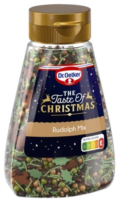 Dr. Oetker Cukrinių pabarstukų rinkinys “Rudolph” 115g
