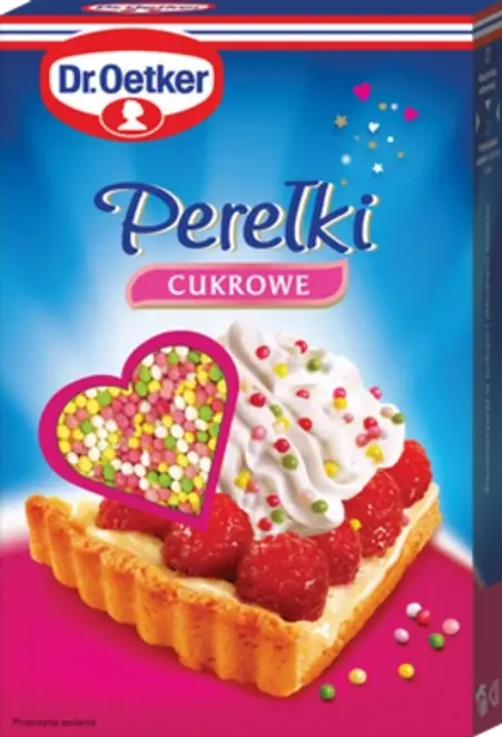 Dr. Oetker Cukriniai pabarstukai, spalvoti rutuliukai