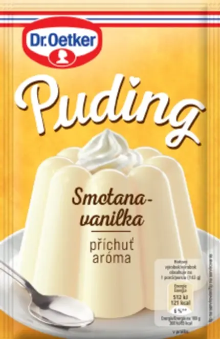Dr. Oetker Grietinėlės-vanilės skonio pudingas (38g)