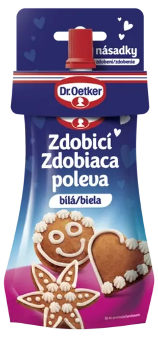 Dr. Oetker Glajus maisto dekoravimui, baltas (140 g)