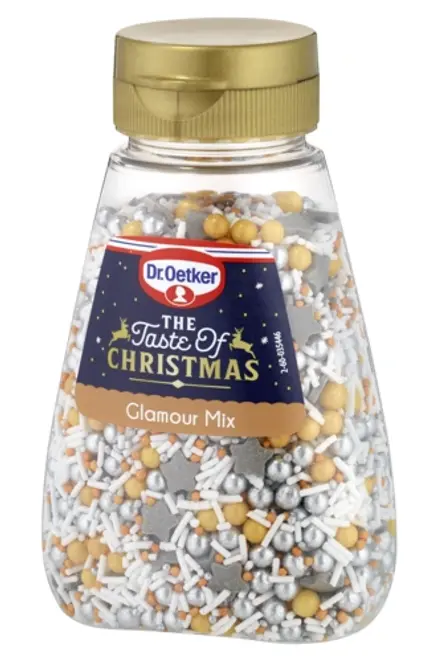Dr. Oetker Cukrinių pabarstukų rinkinys “Glamour” 115g
