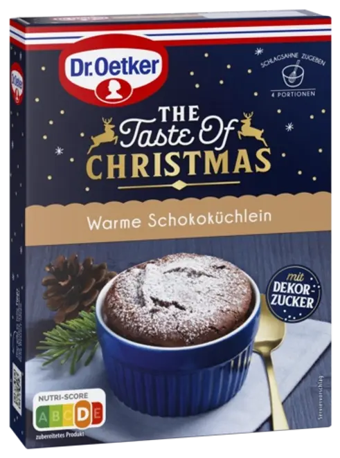 Dr. Oetker Kepimo mišinys šokoladiniams pyragaičiams 138 g