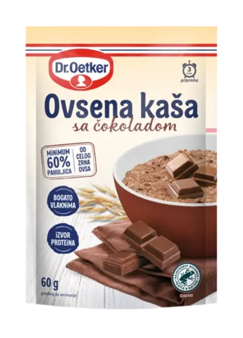 Dr. Oetker Avižinė košė su šokoladu
