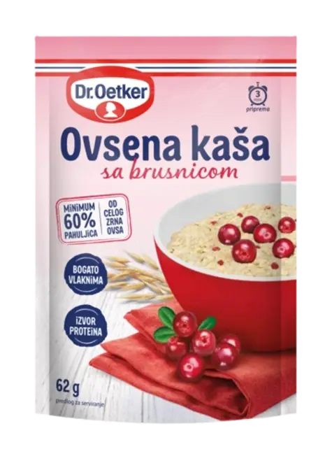 Dr. Oetker Avižinė košė su spanguolėmis