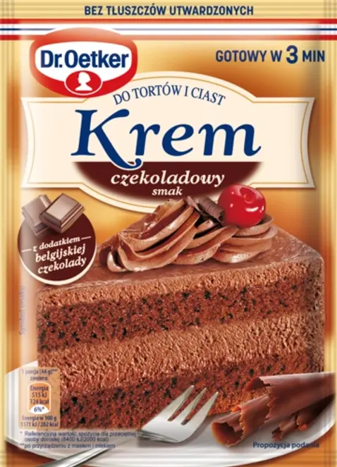 Dr. Oetker Šokoladinis kremas tortui (127 g)