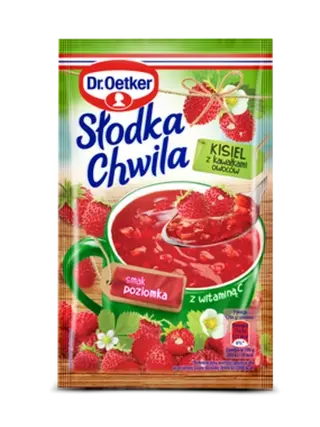Dr. Oetker greito paruošimo kisieliaus „Saldi akimirka Duetas“