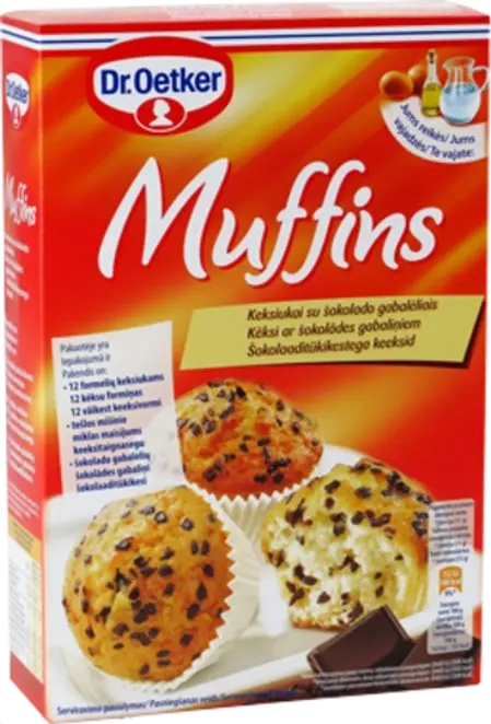 Dr. Oetker Keksiukai su šokolado gabalėliais