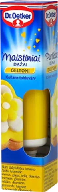 Dr. Oetker Geltoni maistiniai dažai (10 g)