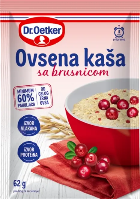 Dr. Oetker Avižinė košė su spanguolėmis