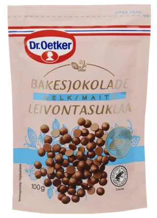 pieniško šokolado lašelių