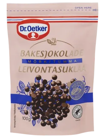 juodojo šokolado lašelių