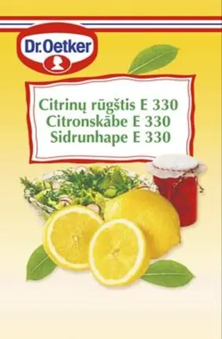 Dr. Oetker citrinų rūgšties
