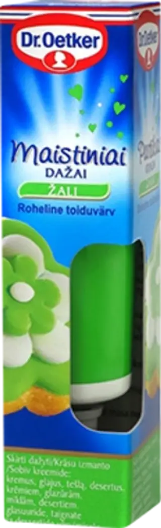 Dr. Oetker žalių maistinių dažų