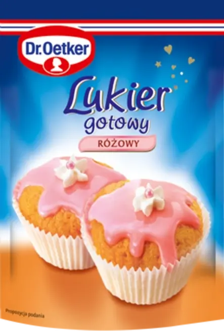 Dr. Oetker rožinio cukraus glajaus