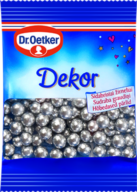Dr. Oetker Sidabriniai žirneliai (10 g)