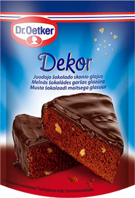 Dr. Oetker Juodojo šokolado skonio glajus