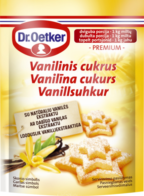 Dr. Oetker Vanilinis cukrus (16 g)