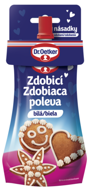 Dr. Oetker Glajus maisto dekoravimui, baltas (140 g)