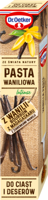 Dr. Oetker Madagaskaro Burbono vanilės pasta su vanilės grūdeliais (19g)