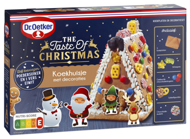 Dr. Oetker Traškusis namelis su dekoravimo rinkiniu 403 g