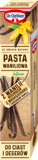 Dr. Oetker Madagaskaro Burbono vanilės pasta su vanilės grūdeliais (19g)