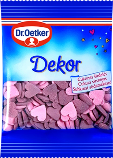 Dr. Oetker širdelės formos pabarstukų